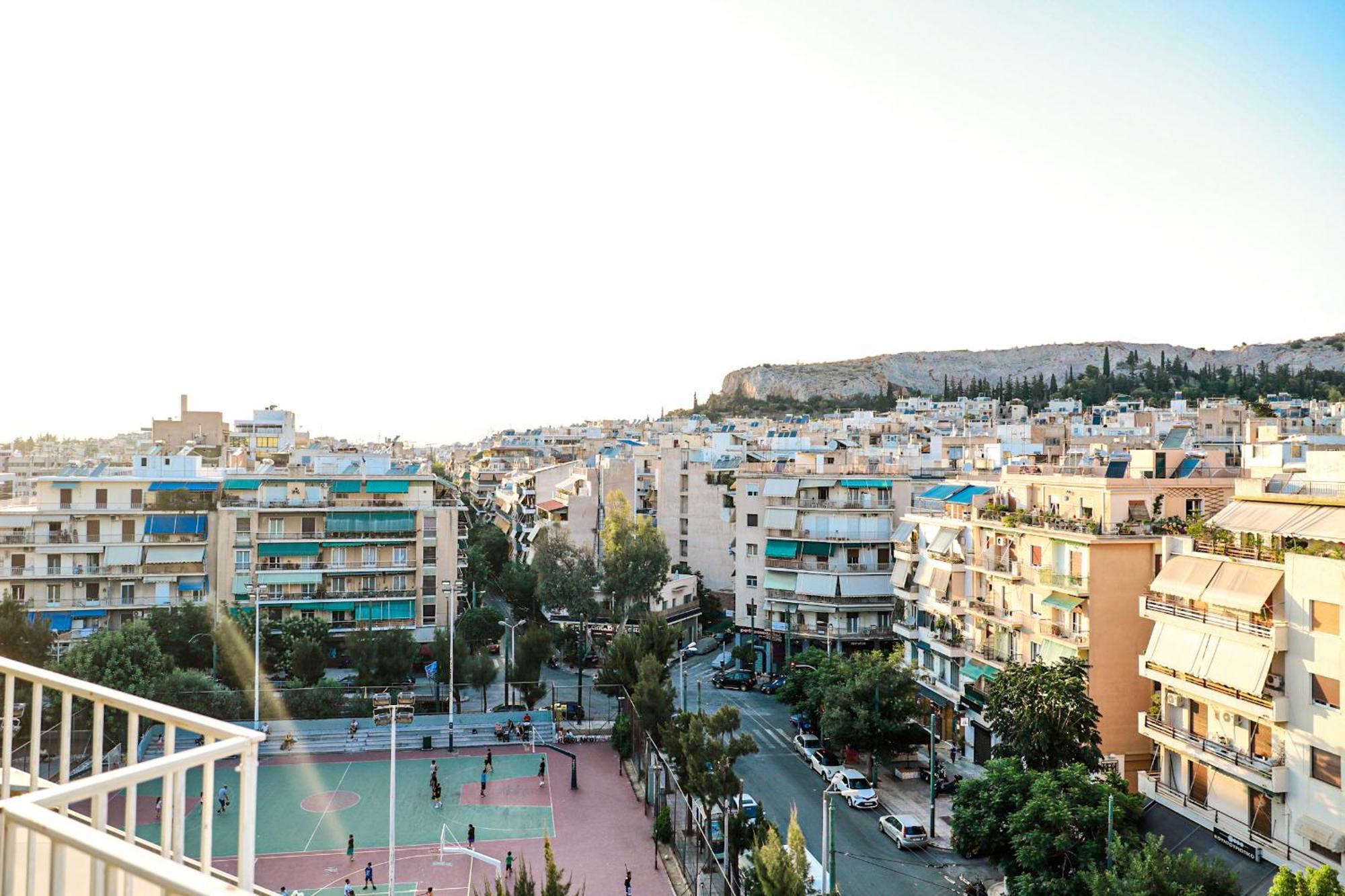 Appartement Bachelor Penthouse With Roof Garden Access, 15 M Walk To Acropolis Athènes